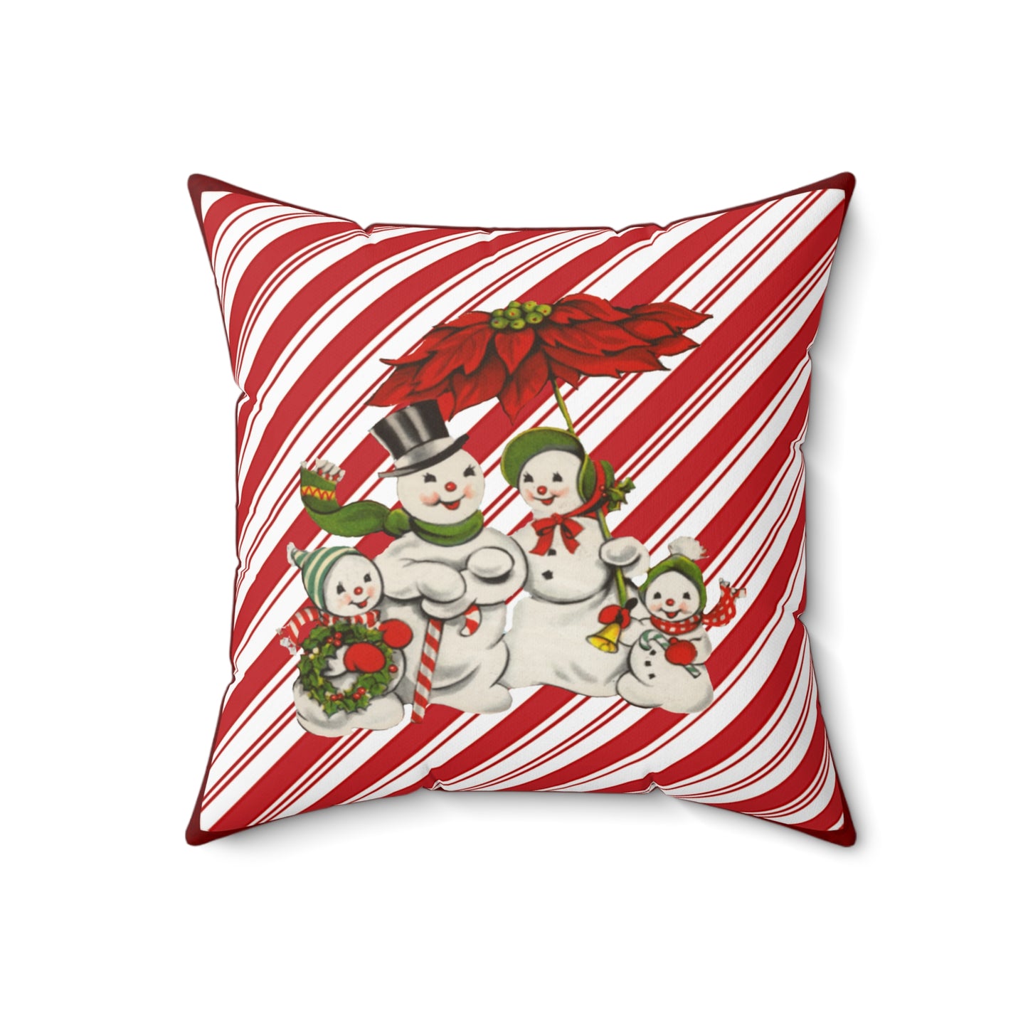 Holiday Snowman Pillow