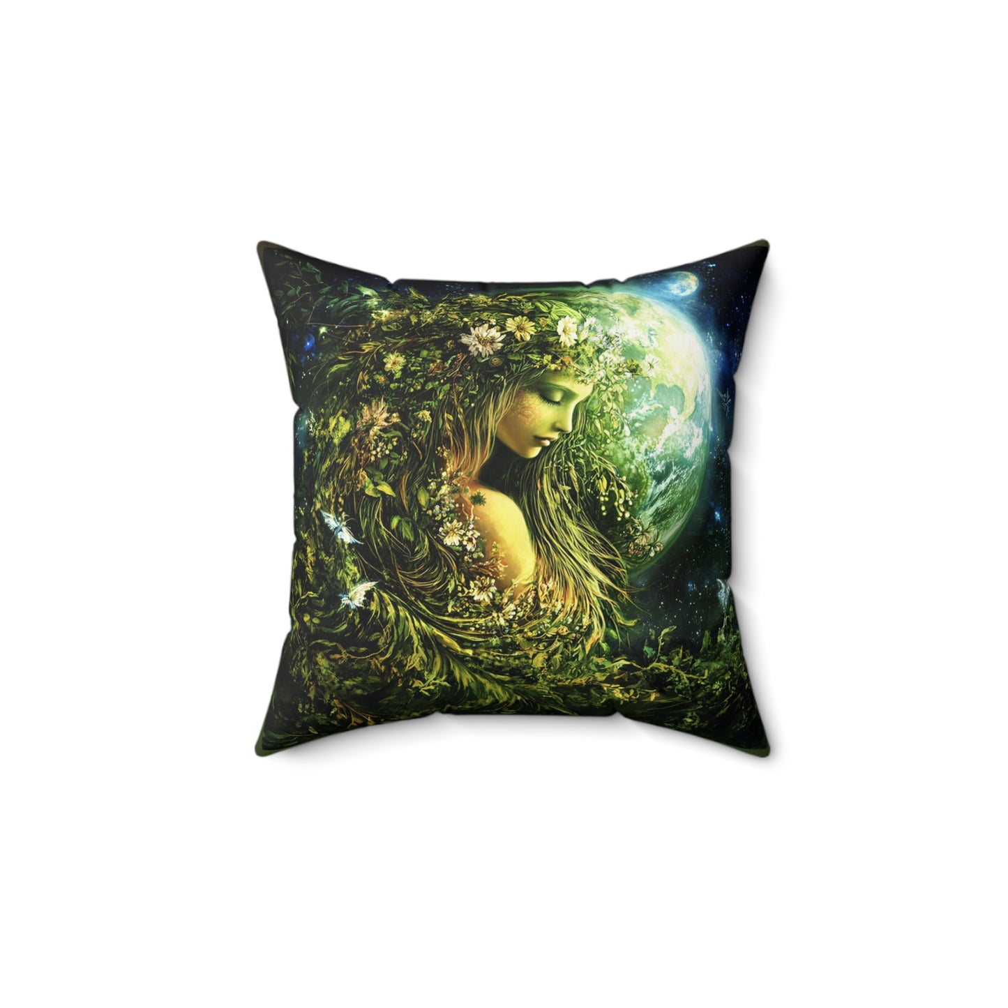 Square Pillow - Moon Goddess Design