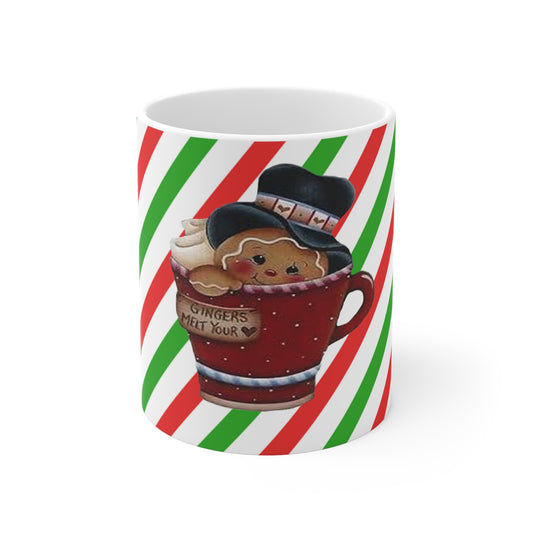 Candy Cane Mug 11oz