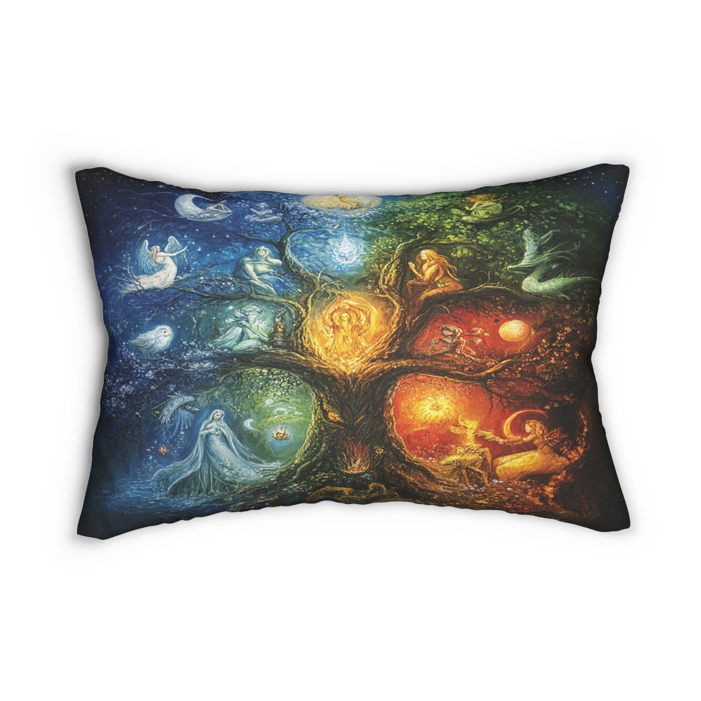 Lumbar Pillow - Spiritual Tree of Life Design