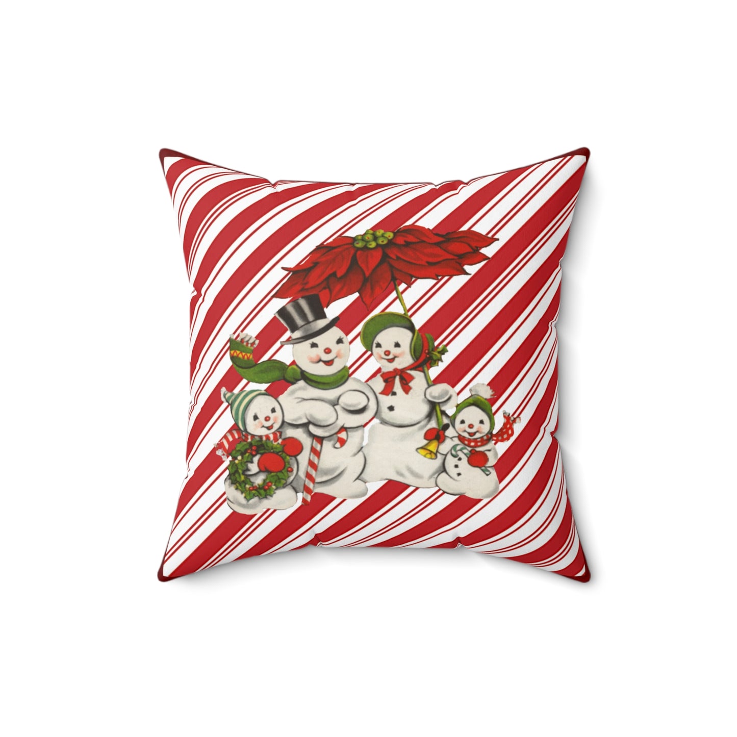 Holiday Snowman Pillow