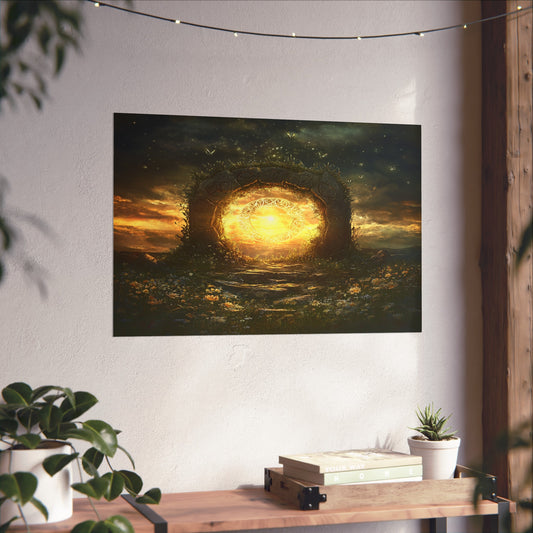 Art Poster - Mystical Arch on Summer Solstice