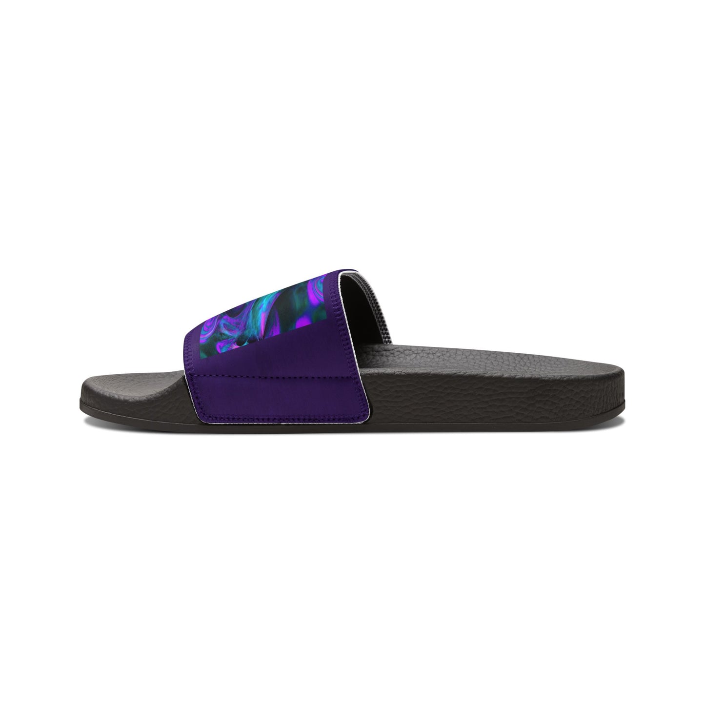 Sandals - Purple Abstract Design Women's Removable-Strap Sandals