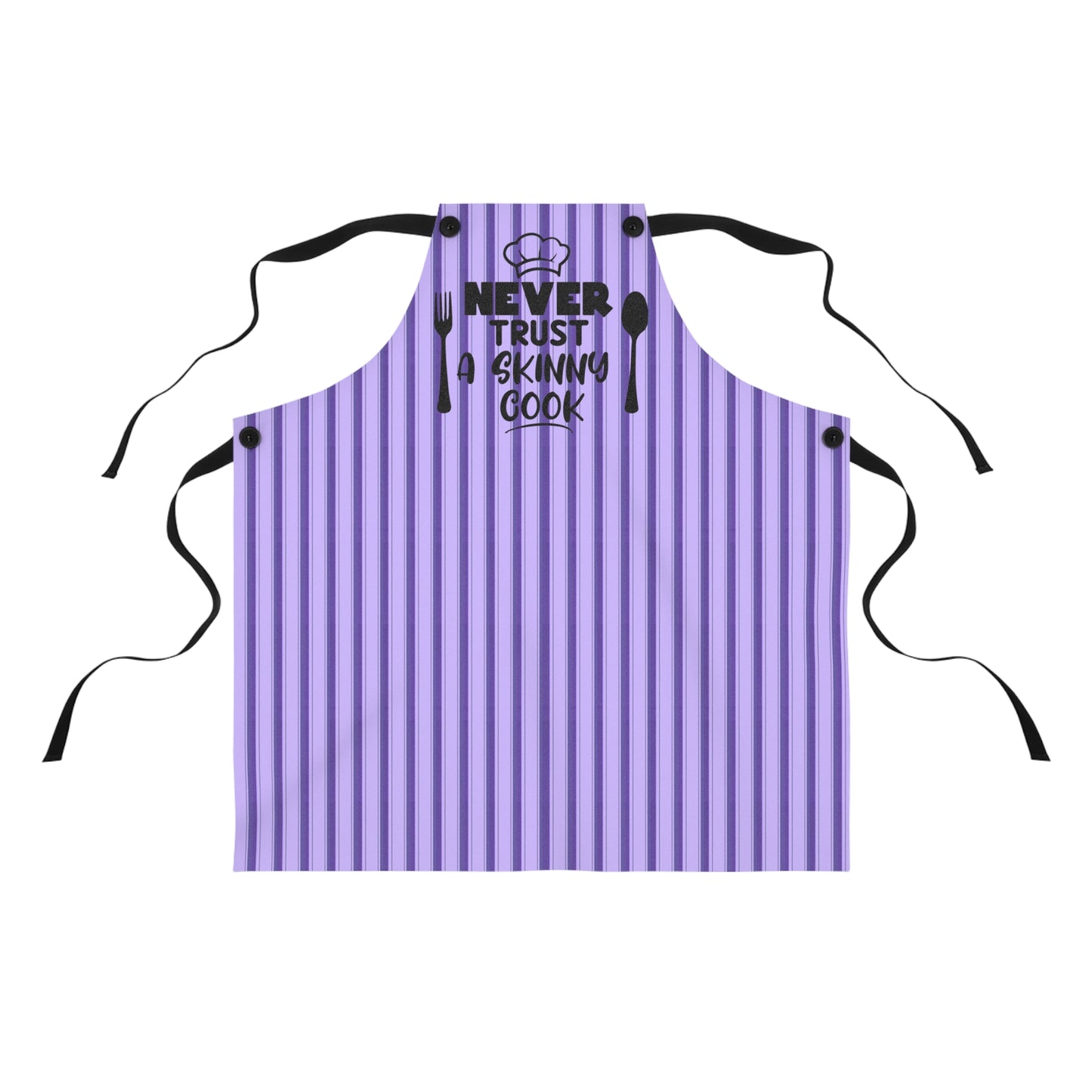 Apron - Never Trust a Skinny Cook Funny Kitchen Cooking Chef Gift