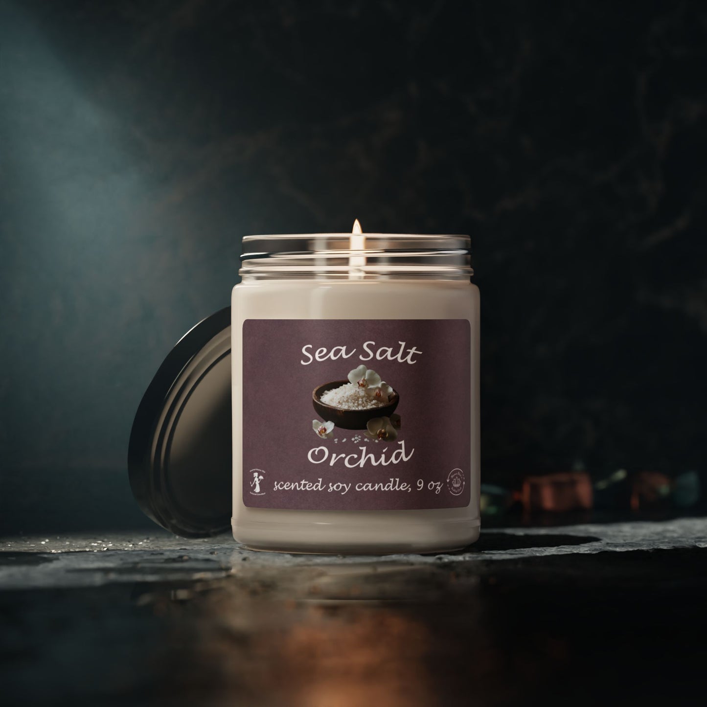 Sea Salt and Orchid Soy Candle