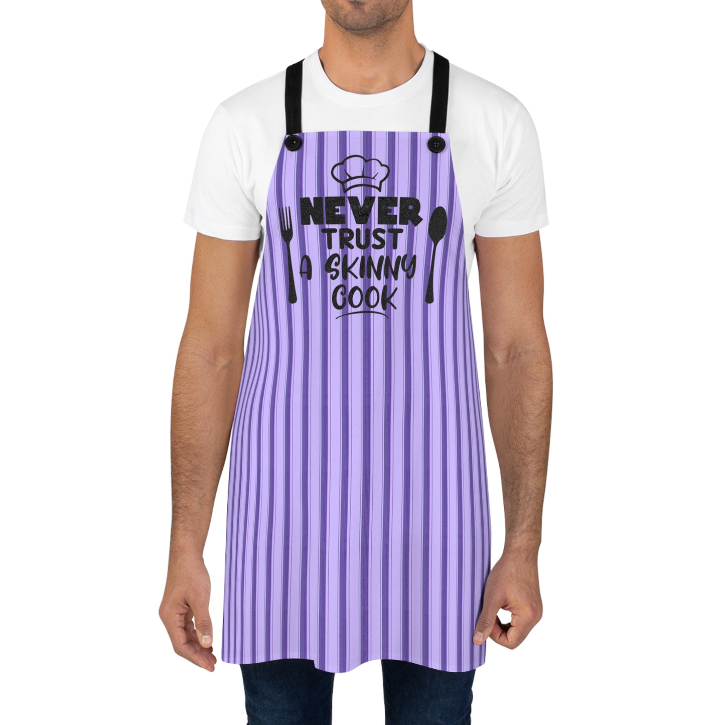 Apron - Never Trust a Skinny Cook Funny Kitchen Cooking Chef Gift