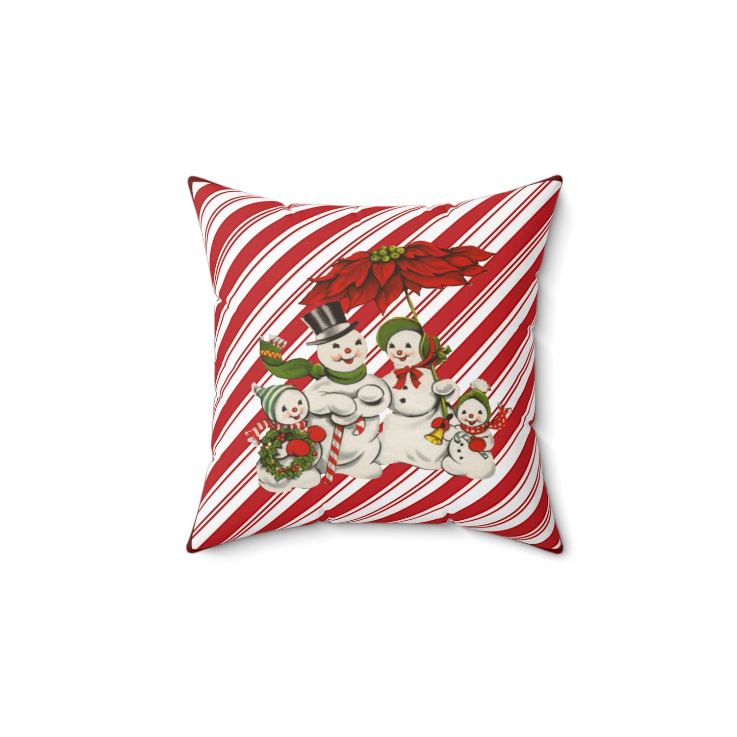 Holiday Snowman Pillow