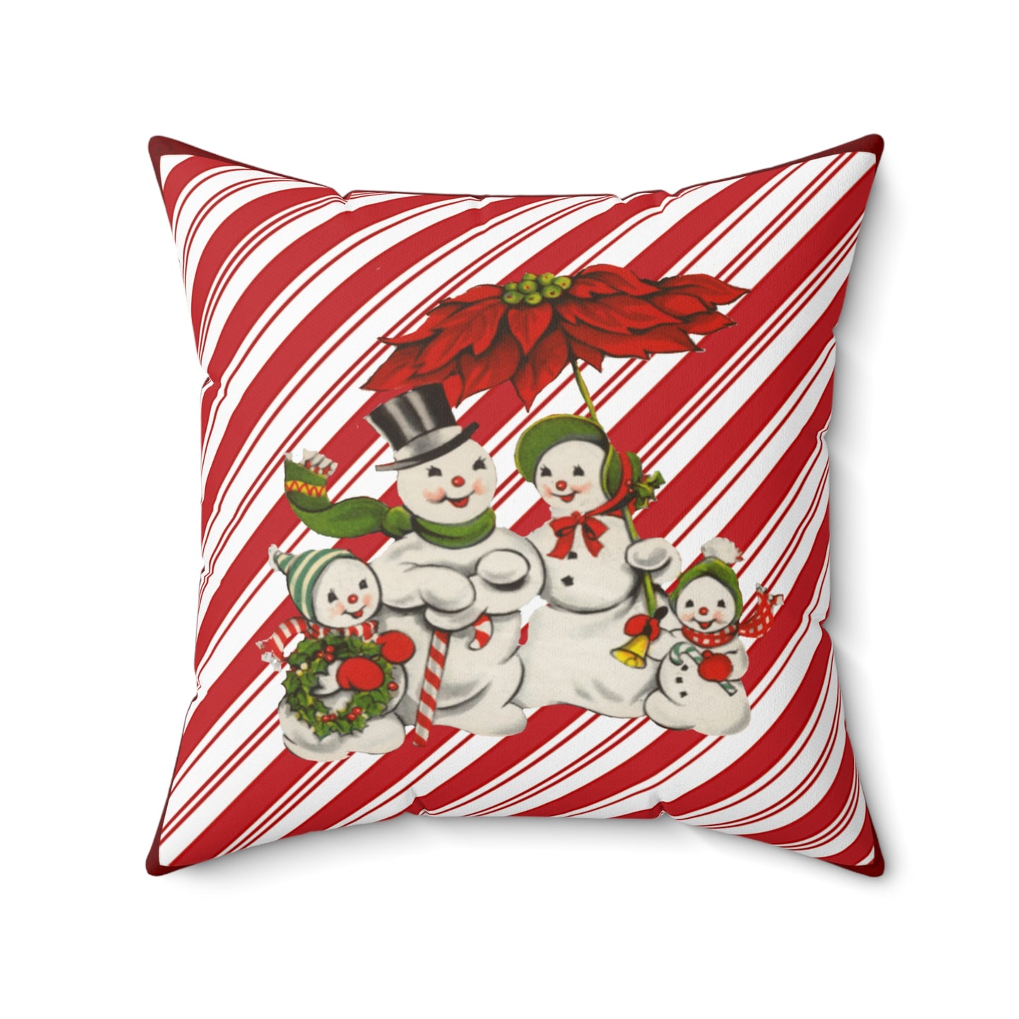 Holiday Snowman Pillow