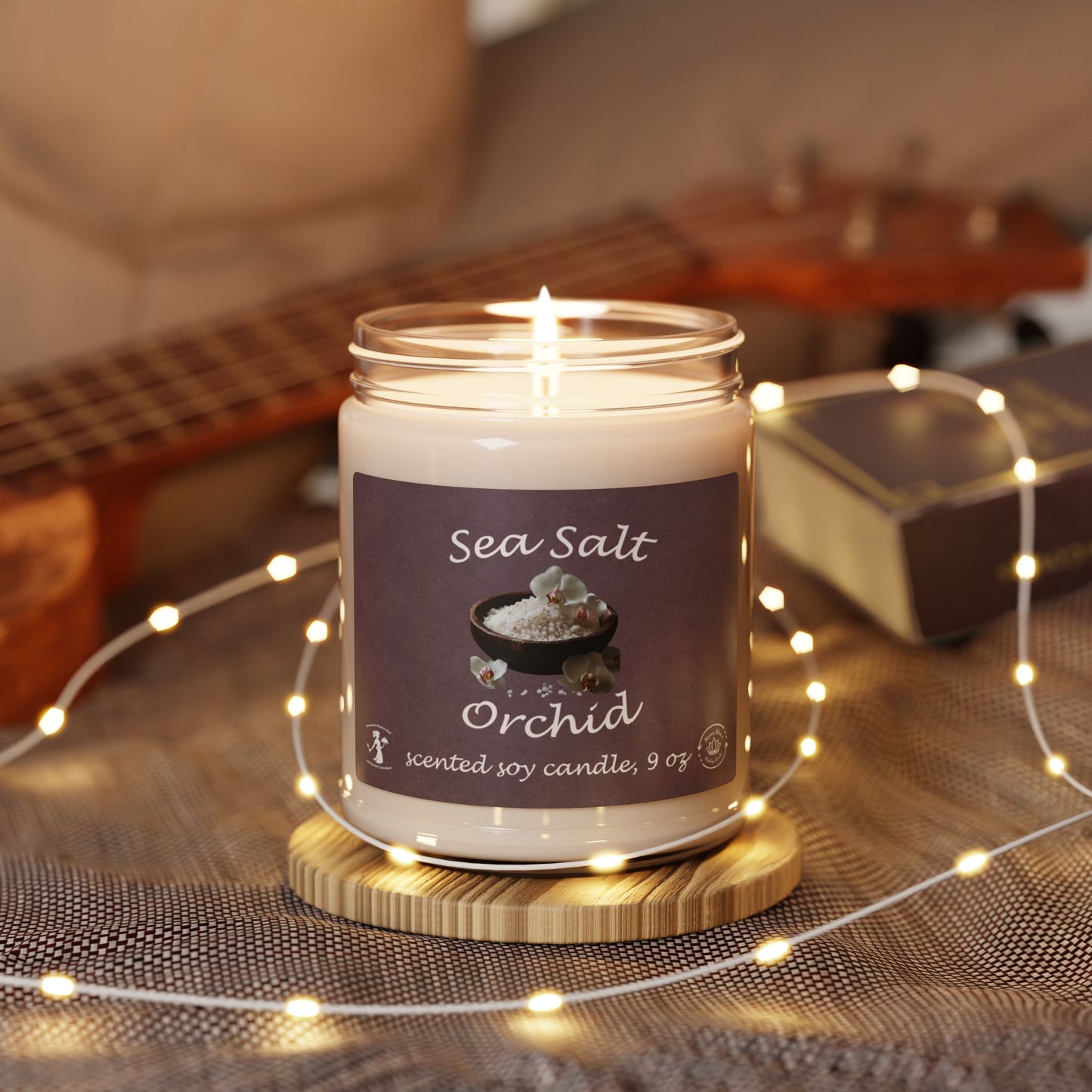 Sea Salt and Orchid Soy Candle