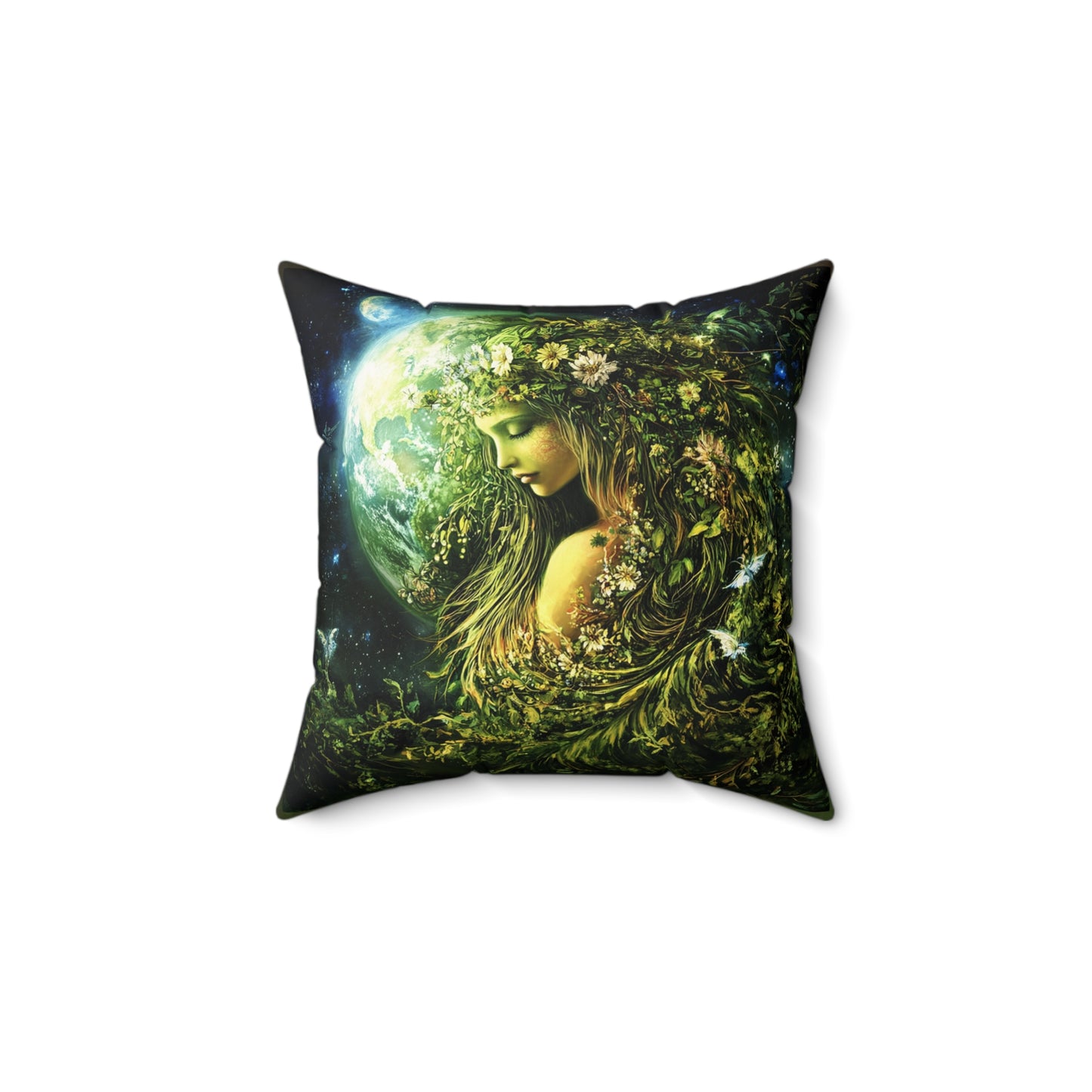 Square Pillow - Moon Goddess Design