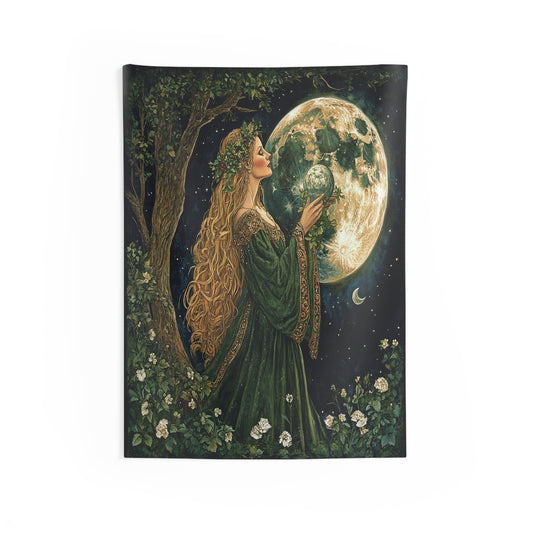 Moon Goddess Wall Tapestries